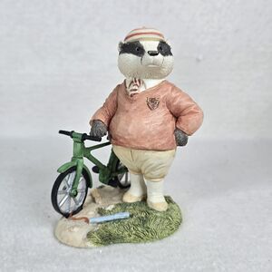 Foxwood Tales Villeroy & Boch Mr. Gruffey Figurine Picnic At Foxwood 1996 W Tin